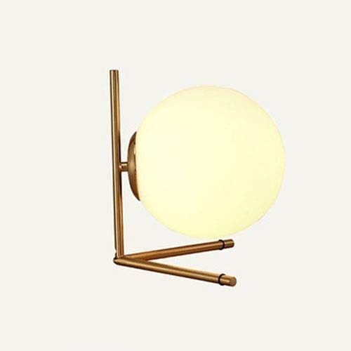 ABNMJKI Tischleuchte Retro Vintage Tischlampe/LED Tischleuchte Großes Gold, E27 / Innenbeleuchtung/Beleuchtung/Lampen/Wohnzimmer, Nachtlicht, niedriger Stromverbrauch, Nachttischlampen Wohnzim