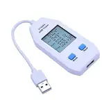 USB-Strommessung, USB-Tester UT658A/C/DUAL Spannungs- und Strommonitore Volt Ampere Digitales Produkt-Ladegerät-Kapazitätsmessgerät mit Datenspeicherung(UT658C)