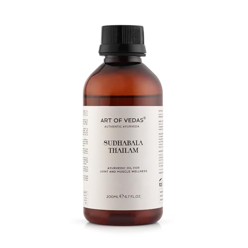 Sudhabala Thailam – Ayurvedisches Kräuteröl 200ML | Traditionelles Ayurveda Massageöl mit Sesamöl & Heilkräutern | Für tägliche Selbstpflege, Wellness & Abhyanga Rituale