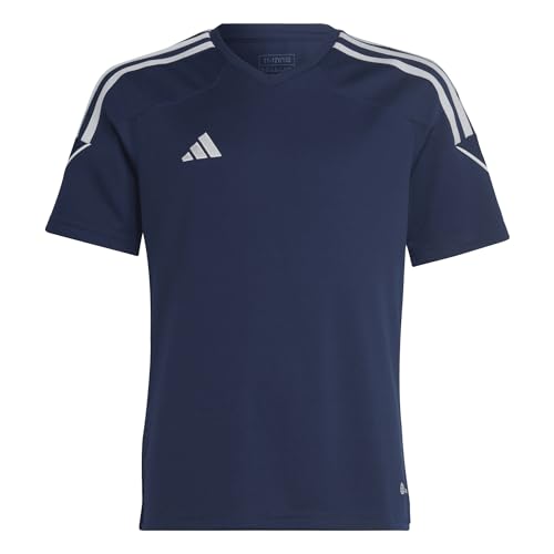 ADIDAS Boy's TIRO 23 JSY Y T-Shirt, Team Navy Blue 2/White, 164