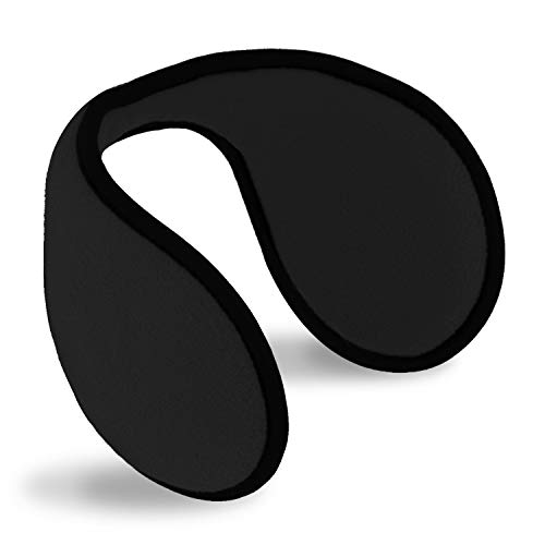 fiebig Ohrenschützer (Ohrenwärmer) für Damen und Herren | Earband in One Size Einheitsgröße 54-63 cm | innovativer Ohrenschutz hält die Ohren warm im Winter | Ohrwärmer (Schwarz)