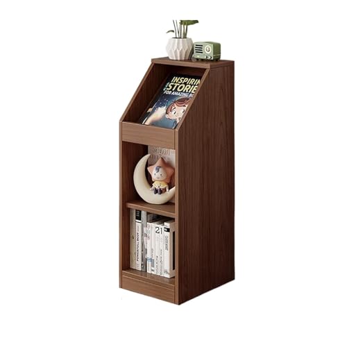 Massivholzfreies Kombinations-Bücherregal, Studentenhaus, Aufbewahrungsschrank, Bodendeckengitter, kurzes Bücherregal mit verstellbaren Regalen (Farbe: S)