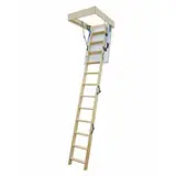 4iQ Group Bodentreppe Gedämmt 90 x 55 cm - Dachbodentreppe U-Wert 1,2 - Dachbodenluke Raumspartreppe Innen - Bodenluke mit Treppe bis zu 150 kg Traglast