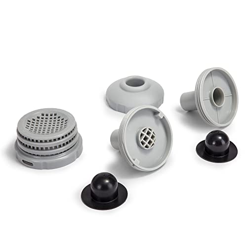 Intex Anschluss-Set Ø 32 mm - kompatibel mit Wasserbelebung, Grau