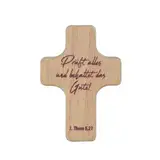 Uljö Handschmeichler Kreuz Holz | Jahreslosung 2025