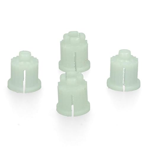 LUTH Premium Profi Parts Rastbuchsen für Knebel-Innenoberteile 1/2" 3/8" Mit Vielzahnachse Set 4-Teilig