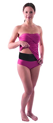 SUPRIMA Stomabandage Neopren schwarz für Damen und Herren (M/L)