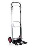 Kinzo Sackkarre - Klappbar - Aluminium - 90KG - Transportwagen - Umzug, Camping, Einkaufen, Schawrz