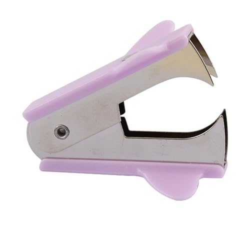 Heftklammerentferner, tragbar, effiziente Entfernung, ergonomisches Design, Hefter und Locher, Abzieher für Büro, Finanzabteilungen, Schule, Heimbedarf (Purple)