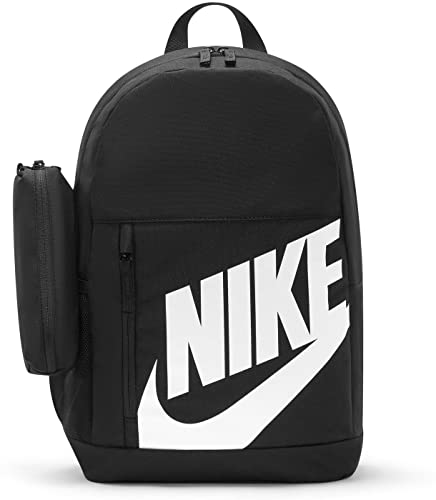 NIKE Y NK ELMNTL BKPK Rucksack Black/Black/White 20 liter