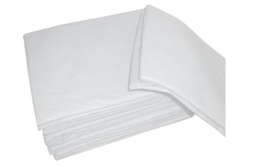 AlmaMedical Einweg-Bettlaken 140 x 240 cm aus TNT weiß - 25 g/m² - (Packung mit 10 Stück)