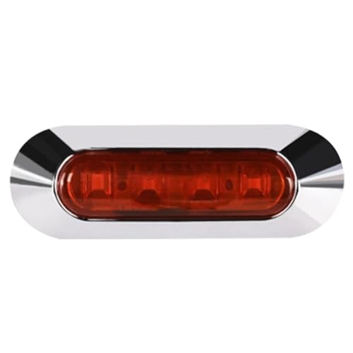 LED-Seitenmarkierungsleuchten für LKWs, Seitenmarkierungsleuchten für PKW-Anhänger, Seitenmarkierungsleuchten und Blinker, 4 LEDs, 12/24 V, Seitenmarkierung hinten