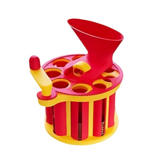 Geniu S Münzklassifizierer Münzsortierer Geldsortiermaschine Tragbares High-Speed-Geldzählgerät Effizientes Handkurbelsortiergerät 4 Zoll für Zuhause, Büros, Verkaufsstandort, Arcade, gelb, Refer to