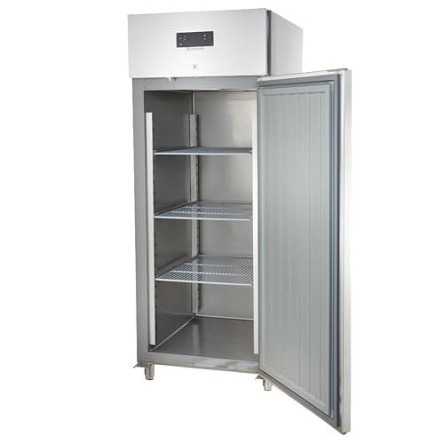 GastroHero ECO 650 GN 2/1 Monoblock Gastronomie Kühlschrank, 616 Liter, Gastronomiebedarf, Großvolumiger freistehender Gewerbekühlschrank, Energiesparend, Robuste Bauweise