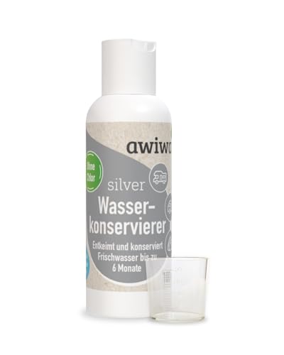awiwa Silver Wasseraufbereiter Trinkwasser (100 ml) - entkeimt und konserviert das gesamte Frischwassersystem - hochwirksame Wasseraufbereitung Wohnmobil mit Silberionen für bis zu 1.000 l Wasser