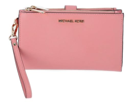 Michael Kors Damen Jet Set Travel Double Zip Wristlet, Pink Primrose