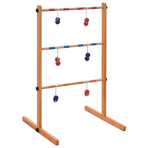 vidaXL Kiefernholz Massivholz Leitergolf Laddergolf Ladder Golf Wurfspiel Bola Top Qualität Leiterspiel Outdoorspiel Outdoor Spiel Spielzeug