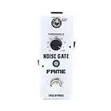 Fame LEF-319 Noise Gate, Effektgerät für Gitarren, Hard und Soft Mode, Threshold-Regler, True Bypass, kompaktes Design