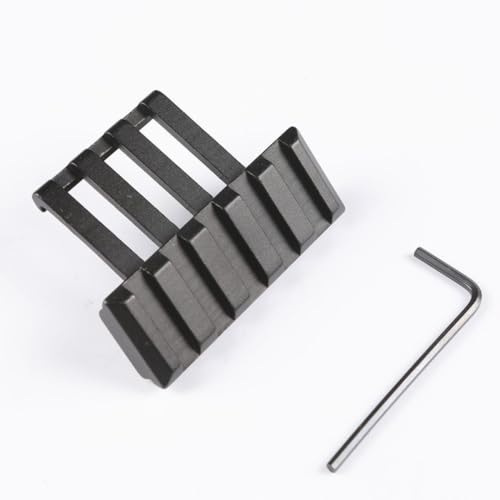 HOUSON 45° Picatinny-Schiene Adapter, 20mm 5 Slots Schienenadapter für Tactical Scope Extend Mount Adapter G0074