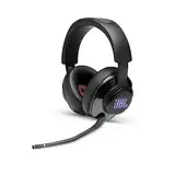 JBL Quantum 400 Over-Ear Gaming Headset – Wired 3,5 mm Klinke und USB – Mit hochklappbarem Boom Mic und QuantumSurround Sound – Schwarz