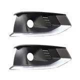 KAMNIK Nebelscheinwerfer Gitter für Audi A4 B9.5 2020 2021 2022,Auto Front Nebel Licht Lampe Abdeckung Trim