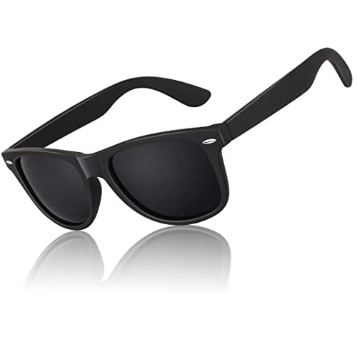 LINVO Sonnenbrille Herren Damen Polarisiert Retro Stil Rechteckig Vintage Klassisch Unisex UV400 Cat 3 CE