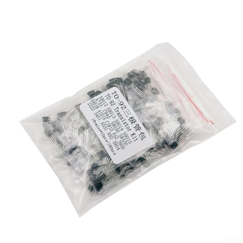 180-teiliges Transistor-Set mit 18 Werten TO92 für Elektronikprojekte und Reparaturen