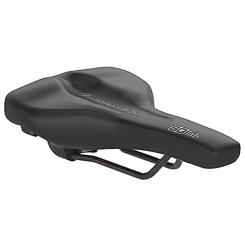 SQlab Unisex – Erwachsene 602 Ergolux Active 2.0 Fahrradsattel, Schwarz, 15 cm