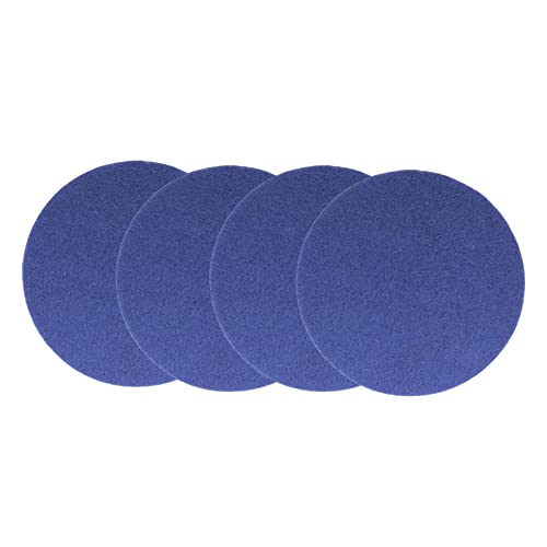 perfk 4 Mop-Ersatzpads Pads für elektrische Rotationsmop Scrubber Mops, Blau
