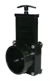 Valterra 7311 ABS Torventil für direkte Tankmontage, schwarz, 7,6 cm Slip x Tankflansch