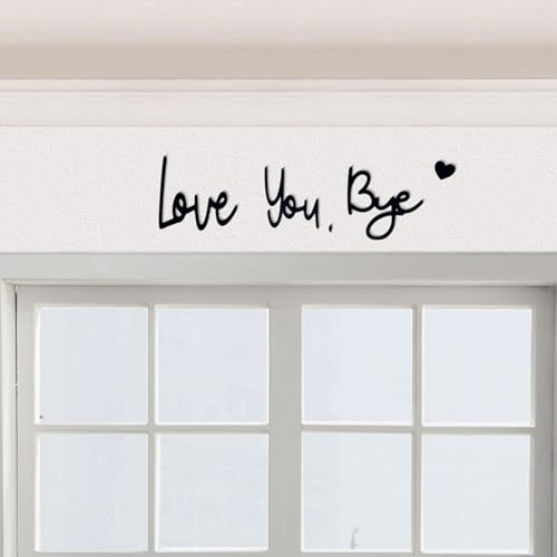 „love You Bye“-schild über Der Tür, Holzschild Mit Schriftzug Für Den Flur, Haustür, Diy-handwerk, Tür, Heimdekoration, Fenster, Wände, Schilder Für Weihnachten, Valentinstag, Hochzeit, Erntedankfest