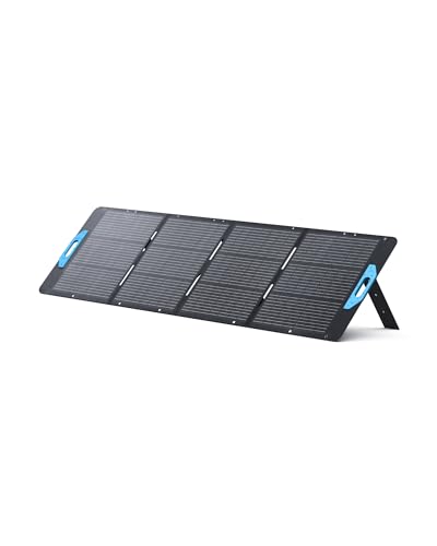 Anker SOLIX PS200 Solarpanel mit verstellbarem Ständer, 200W faltbares Solarladegerät, IP67 wasserdicht, 23% höhere Umwandlung & Effizienz, Für Camping, Wohnmobil, Stromausfall