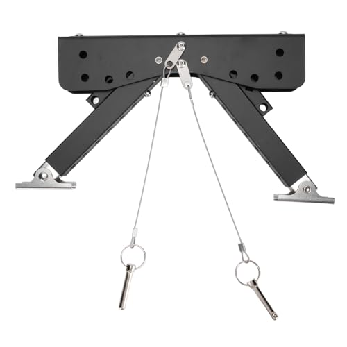 aqxreight 5th Wheels Step Stabilizer Kit Höhenverstellbar 2,8-11,4 Zoll Faltbar Verbesserte Stabilität für Reiseanhänger Wohnmobil