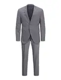 JACK & JONES Herren jprfranco suit noos Anzug, Light Grey Melange, 54 EU