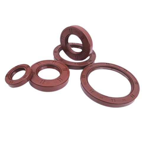 Skelettöldichtung aus Fluorkautschuk 20mm ID, 28mm AD, 5mm Länge, TC Typ Skelett Öldichtung, Packung mit 2