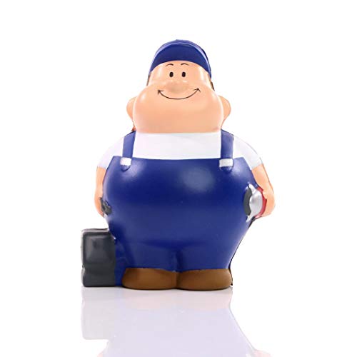 SQUEEZIES Schlosser Bert - Der perfekte Begleiter für stressige Jobs und als Coole Deko - Das handwerklich begabte Geschenk für jeden Anlass!