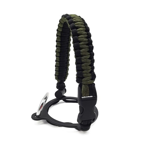 Shntig Wasserflasche Kordelkordelgurt Carabiner Isoliertes Flaschenhandle Wege Mund Flaschengurtkabel
