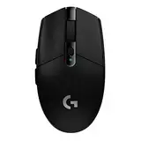 Logitech G305 LIGHTSPEED kabellose Gaming-Maus mit HERO 12K DPI Sensor, Wireless Verbindung, 6 programmierbare Tasten, 250 Stunden Akkulaufzeit, Leichtgewicht, PC/Mac - Schwarz