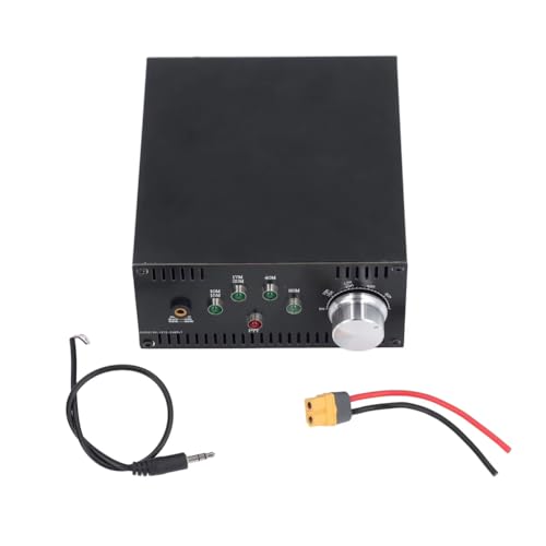 Hxhsgmeh 12215V 100W Tragbarer Kurzwellen-Leistungsverstärker 2 MHz Bis 30 MHz Kurzwellen-Leistungsverstärker mit 4-Gang-LPF-Unterstützung für Icom