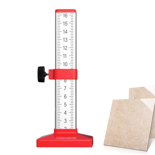 Fliesenverlegelineal | Gleiches Höhenlineal | Gleichmäßiges Höhenlineal für Fliesenverlegung | Spezial Lineal | Positionierungslineal für Fliesen horizontal Nivellierlineal | Anreißlineal