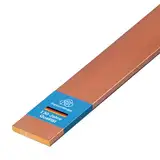 thyssenkrupp Kupferstange 12 x 3 mm in 2000 mm Länge | Flachprofil Kupfer Flachstange Flachmaterial | CW004A rundkantig R250