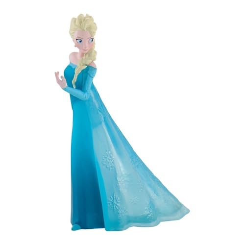 Bullyland 12961 - Spielfigur Elsa von Arendelle aus Walt Disney Die Eiskönigin, ca. 10,1 cm, detailgetreu, ideal als kleines Geschenk für Kinder ab 3 Jahren