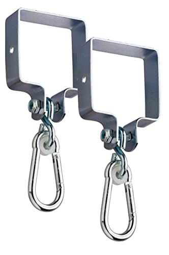 2er-Set Schaukelschelle mit Karabiner, für Kantholz 9x9 cm