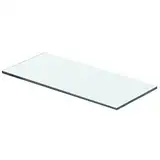 yorten Regalboden Glas Transparent Glasboden Einlegeboden Glasablage Glasregal Ersatzteile 8 mm (40 x 12 cm)