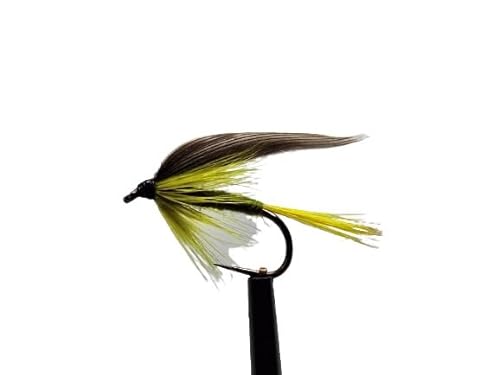 Nassfliege " Blue Winged Olive ", 3er Set auf Schonhaken barbless hook (Hakengrösse 14)