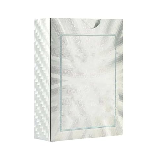 LAKJUOZ 55 Stück Silber Karten for Pokemon, Vstar Vmax Goldfolienkarten Mit Deck Box, Vergoldete Karte, V Sortierte Karten Einschließlich Verschiedener Seltener Folienkarten, Englische Version