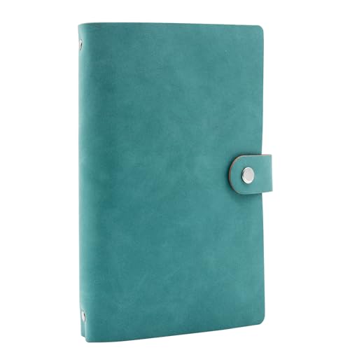 Geschäftlich Kartenhalter Buch, PU-Leder Geschäftskarte Buch Etui Organisation Bindemittel Name ID Kartenetui für Männer und Frauen, Kapazität bis zu 150 Karten (Grün)