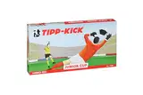 TIPP-KICK Junior Cup mit Bande 82x56 cm – Spielfertiges Set mit 2X Spieler, 2X Torwart, 2X Plastiktor, 2X Ball I Spielfeld aus Filz