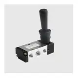 4H210-08 4H310-10 Zylinder, manuelles Steuerventil, pneumatisches Zwei-Positionen-Fünf-Wege-Umkehrventil (4-mm-Armaturen)