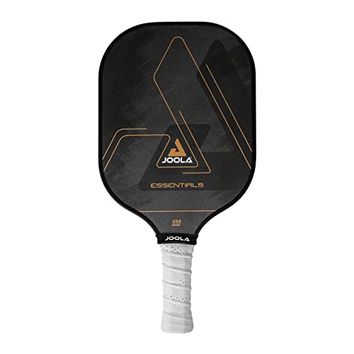 JOOLA Pickleball Essentials Paddle Pickleball-Schläger mit Fiberglas-Oberfläche, Polymer-Kern und USAPA-Zertifizierung - Ideal für Anfänger und Freizeitspieler, schwarz